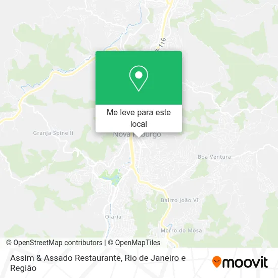 Assim & Assado Restaurante mapa
