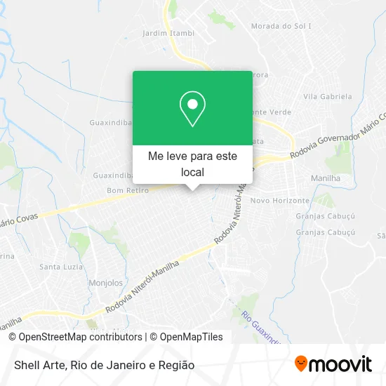 Shell Arte mapa