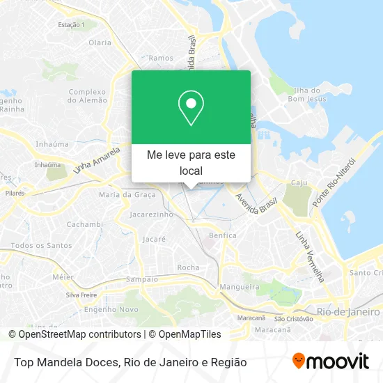 Top Mandela Doces mapa