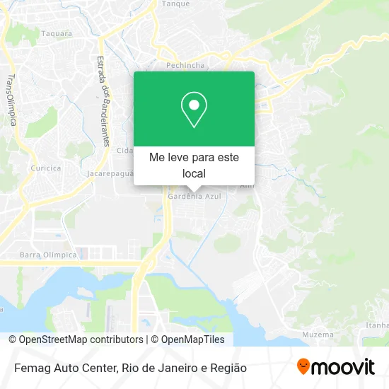 Femag Auto Center mapa