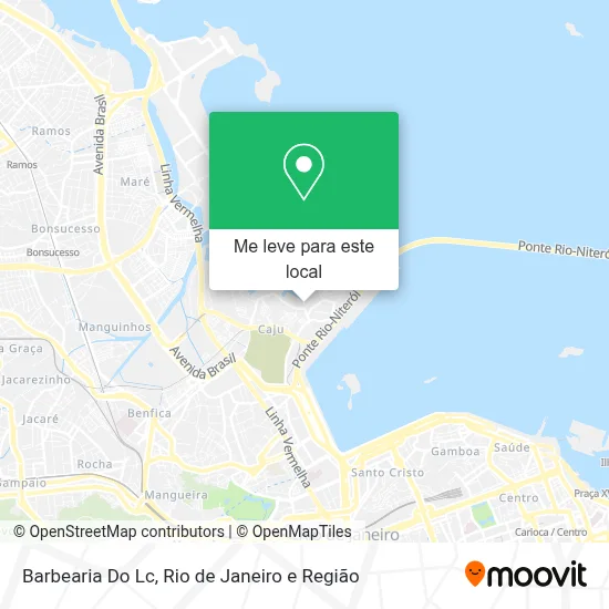 Barbearia Do Lc mapa