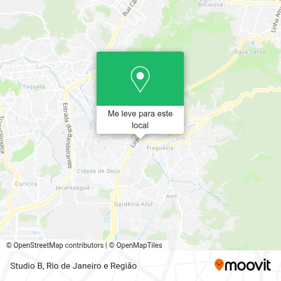 Studio B mapa