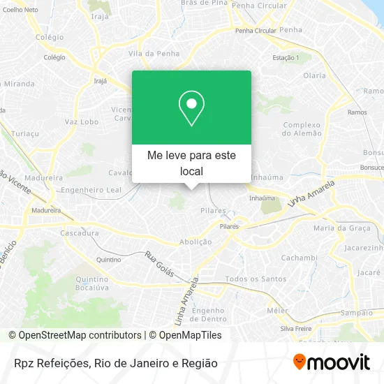 Rpz Refeições mapa