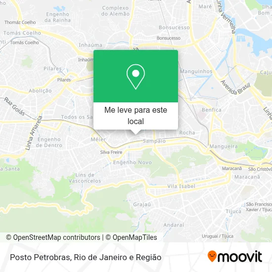 Posto Petrobras mapa