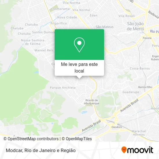 Modcar mapa