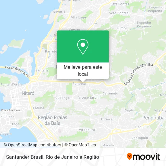 Santander Brasil mapa