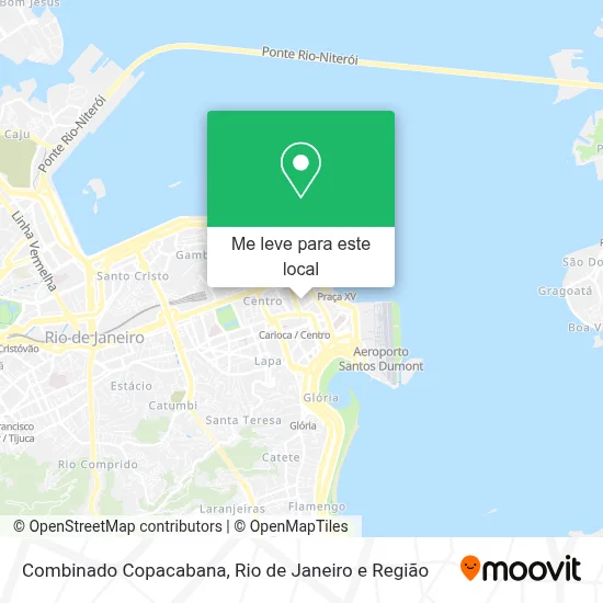 Combinado Copacabana mapa