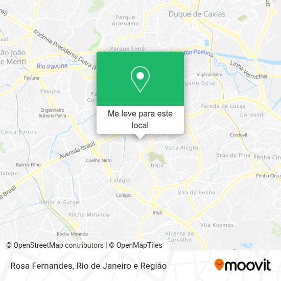 Rosa Fernandes mapa