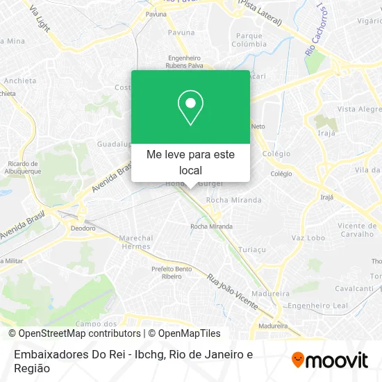 Embaixadores Do Rei - Ibchg mapa