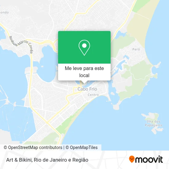 Art & Bikini mapa