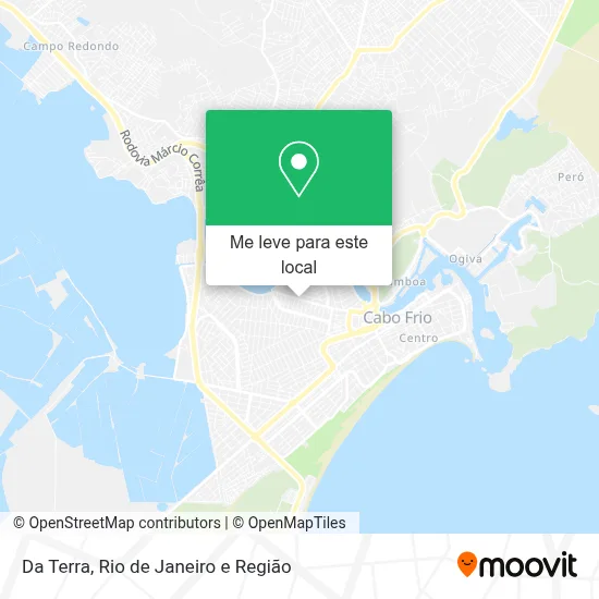 Da Terra mapa