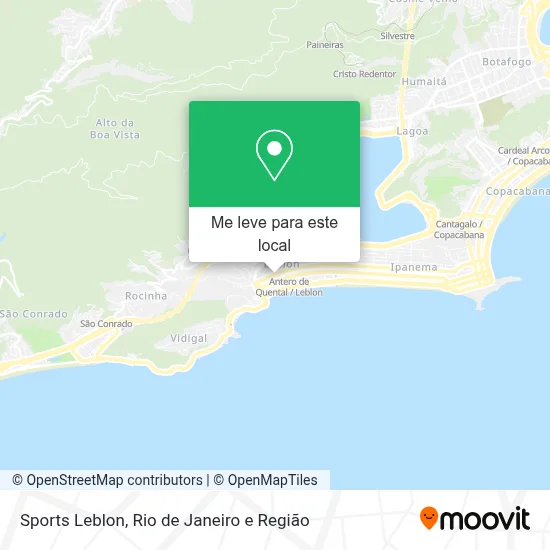 Sports Leblon mapa