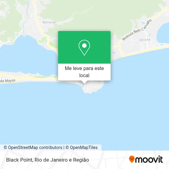 Black Point mapa