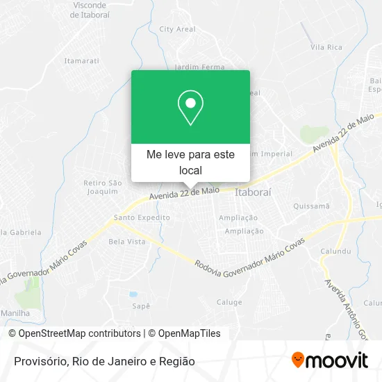 Provisório mapa