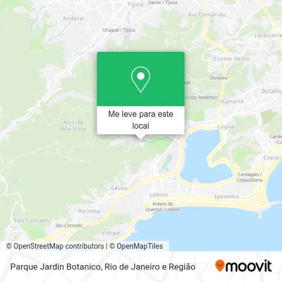 Parque Jardin Botanico mapa