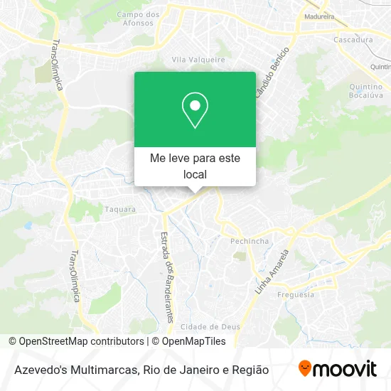 Azevedo's Multimarcas mapa