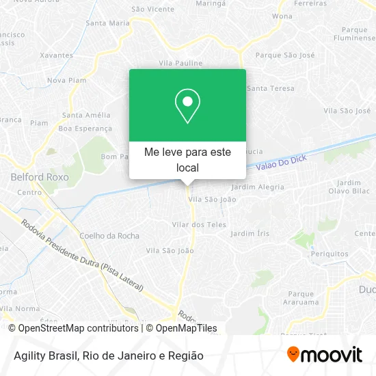 Agility Brasil mapa