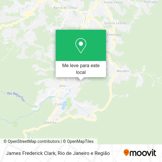 James Frederick Clark mapa