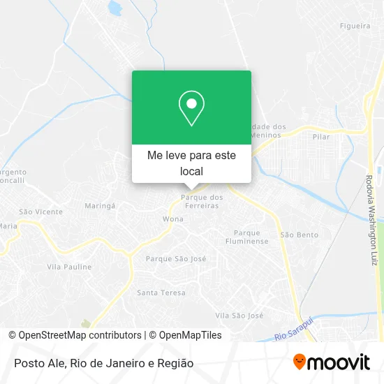 Posto Ale mapa