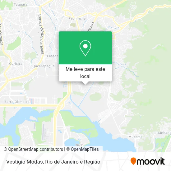 Vestígio Modas mapa