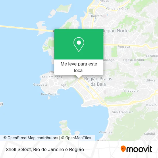 Shell Select mapa