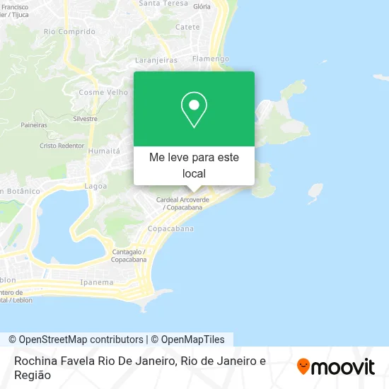 Rochina Favela Rio De Janeiro mapa