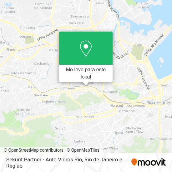 Sekurit Partner - Auto Vidros Rio mapa