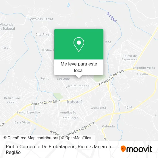 Riobo Comércio De Embalagens mapa