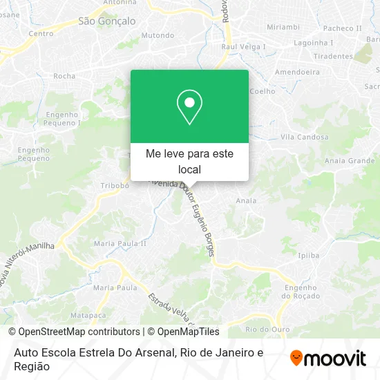 Auto Escola Estrela Do Arsenal mapa