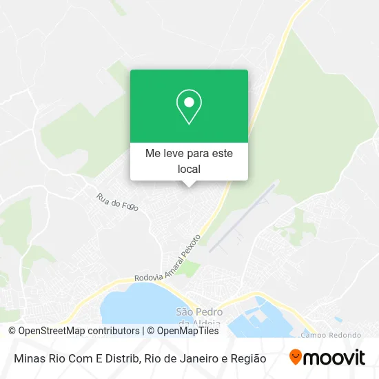 Minas Rio Com E Distrib mapa