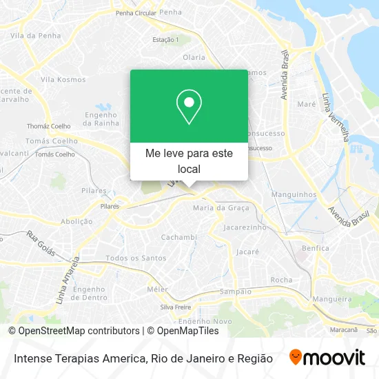 Intense Terapias America mapa
