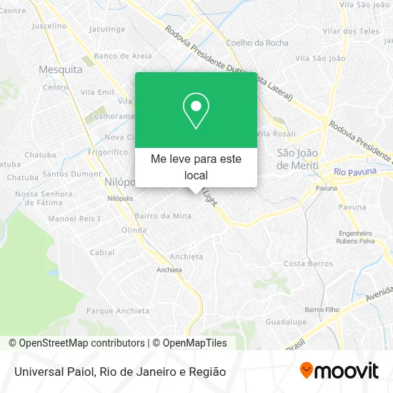 Universal Paiol mapa
