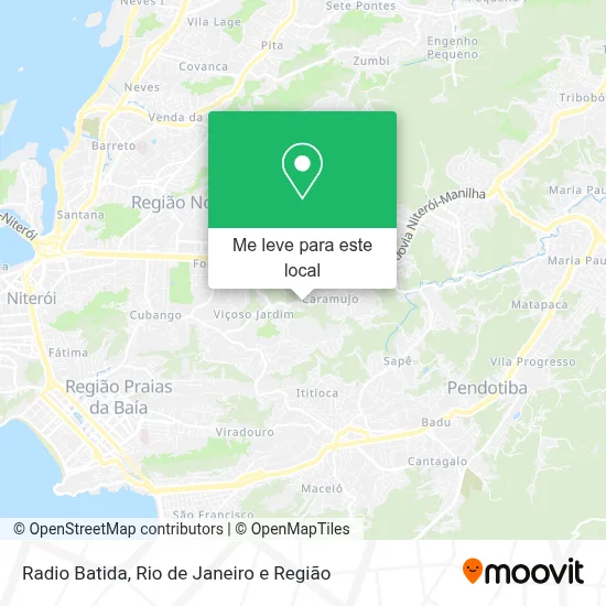 Radio Batida mapa
