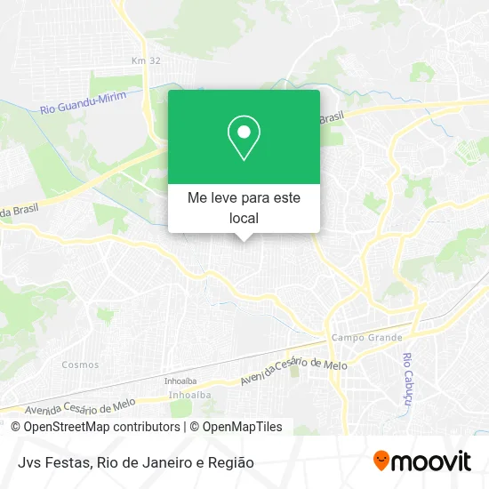 Jvs Festas mapa