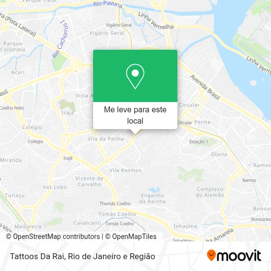 Tattoos Da Rai mapa