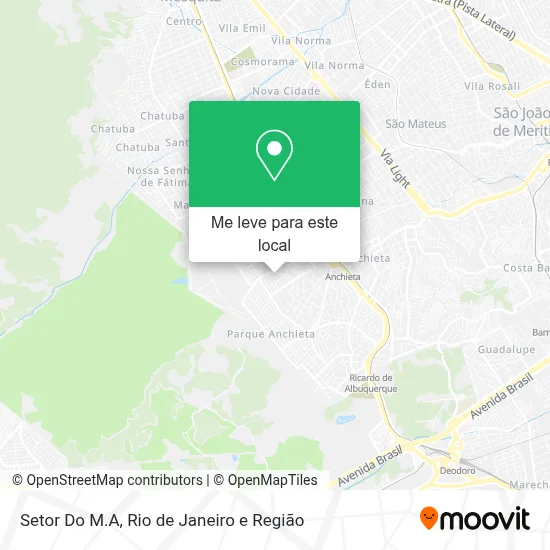 Setor Do M.A mapa