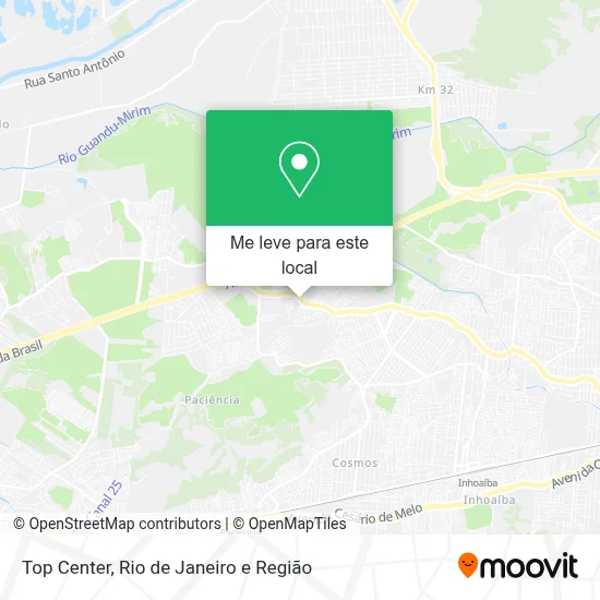 Top Center mapa