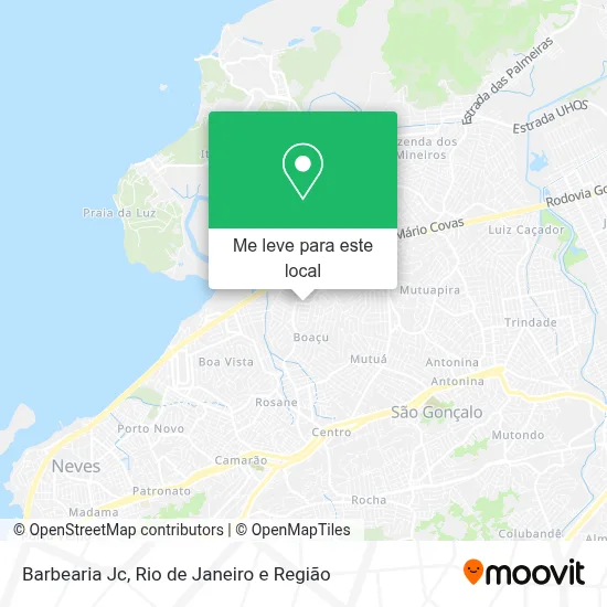 Barbearia Jc mapa