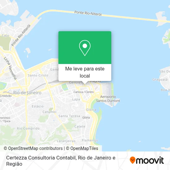 Certezza Consultoria Contabil mapa