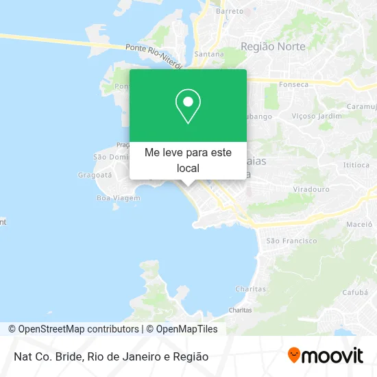 Nat Co. Bride mapa