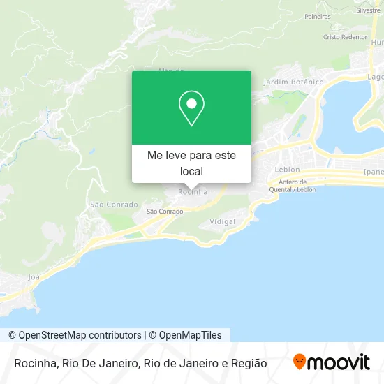 Rocinha, Rio De Janeiro mapa