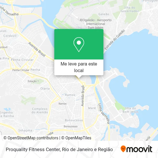 Proquality Fitness Center mapa