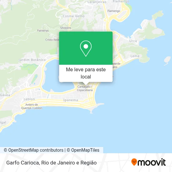 Garfo Carioca mapa