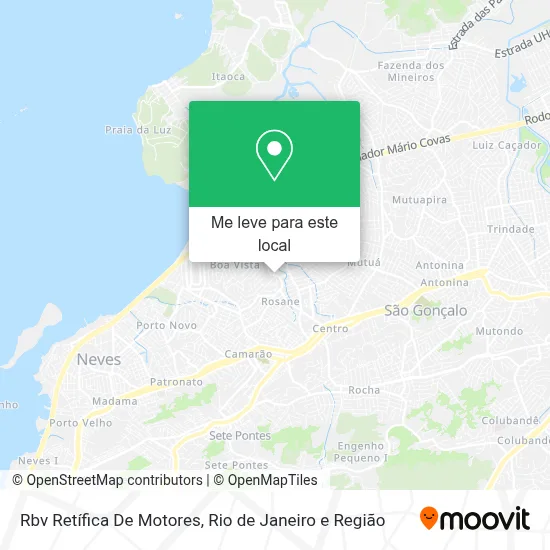 Rbv Retífica De Motores mapa