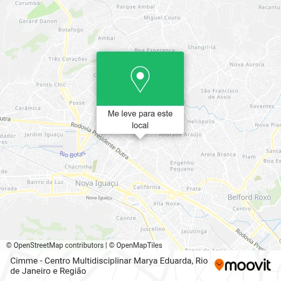 Cimme - Centro Multidisciplinar Marya Eduarda mapa