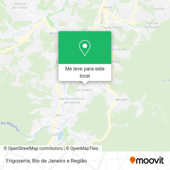 Frigoserra mapa