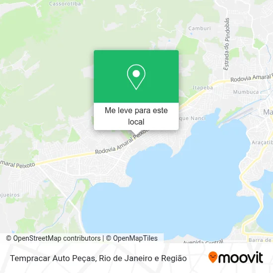 Tempracar Auto Peças mapa