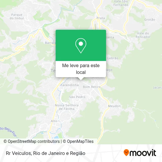 Rr Veículos mapa