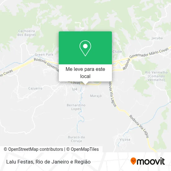 Lalu Festas mapa