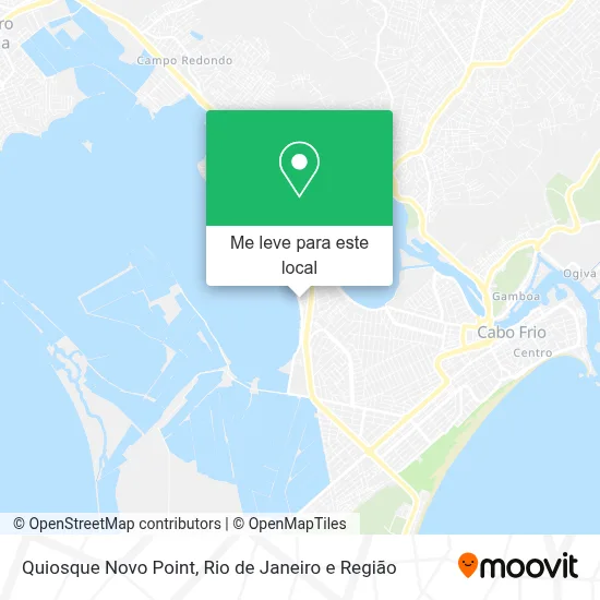 Quiosque Novo Point mapa